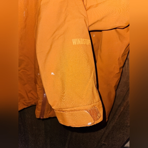Patagonia Windstopper Men's Medium jacket zipper sinch bottom velcro sleeves - Picture 6 of 8